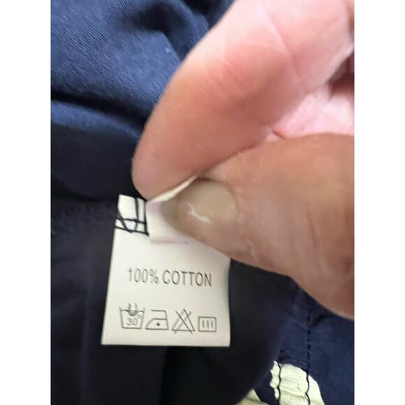 5/$35 Deer Buck Head Print Pants Sz 100 3 Black Cream Screen Print Elastic Waist - Picture 9 of 10